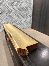 Poplar Live Edge Wood Slab #E380 86" x 14" - 16" x 4.4"
