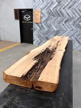 Red Oak Live Edge Wood Slab #D364 102" x 18" - 21" x 4.4"
