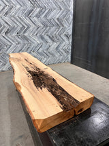 Red Oak Live Edge Wood Slab #D364 102" x 18" - 21" x 4.4"