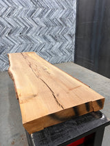 Red Oak Live Edge Wood Slab #D386 106" x 27" - 28" x 4.4"