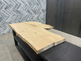 White Oak Live Edge Wood Slab #C033 73" x 25" - 43" x 2.4"