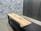 Red Oak Live Edge Wood Slab #D025 81" x 18"-25" x 1.6"