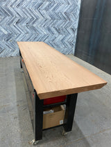 California Redwood Live Edge Wood Slab #RSA492 120" x 31" - 33" x 2.6"