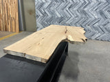 White Oak Live Edge Wood Slab #C033 73" x 25" - 43" x 2.4"