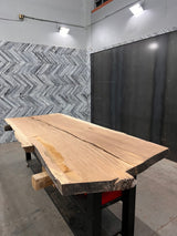 Red Oak Live Edge Wood Slab #A403SS 122" x 48" - 51" x 3.0"