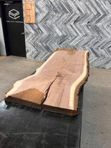 Walnut Live Edge Wood Slab #D432 73" x 20" - 25" x 1.8"