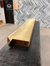 Poplar Live Edge Wood Slab #E380 86" x 14" - 16" x 4.4"