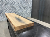Red Oak Live Edge Wood Slab #G278 65" x 15"-17" x 2.8"