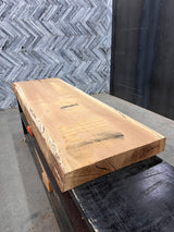 Red Oak Live Edge Wood Slab #D400 96" x 27" - 30" x 4.5"
