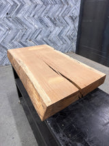 Red Oak Live Edge Wood Slab #D408 54" x 26" - 27" x 4.4"