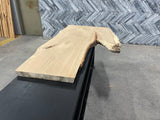 White Oak Live Edge Wood Slab #C019 74" x 21"-40" x 2.1"