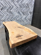 White Oak Live Edge Wood Slab #D377 54" x 20" - 22" x 2.8"
