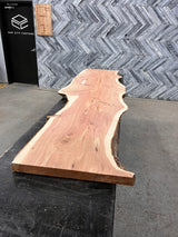 Cedar Live Edge Wood Slab #B454 98" x 17" - 26" x 2.1"