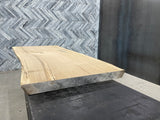 White Oak Live Edge Wood Slab #D114 84" x 29" - 36" x 2.6"