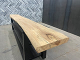 Sycamore Live Edge Wood Slab #B067 135" x 17"-18" x 2.6"