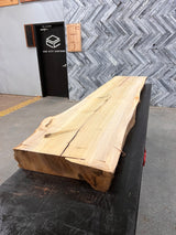 Poplar Live Edge Wood Slab #D366 99" x 20" x 4.4"