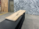 Red Oak Live Edge Wood Slab #D025 81" x 18"-25" x 1.6"