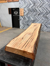 Red Oak Live Edge Wood Slab #D368 105" x 21" - 25" x 4.5"