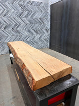 Red Oak Live Edge Wood Slab #D369 104" x 24" - 26" x 4.4"