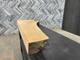 White Oak Live Edge Wood Slab #G098 51" x 7" - 20" x 4.4"