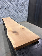 White Oak Live Edge Wood Slab #E378 96" x 18" - 24" x 2.8"