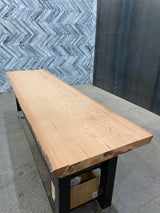 California Redwood Live Edge Wood Slab #RSA491 120" x 31" - 32" x 2.6"