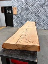 Red Oak Live Edge Wood Slab #D369 104" x 24" - 26" x 4.4"