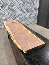 Walnut Live Edge Wood Slab #D430 73" x 17" - 21" x 1.9"