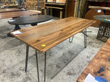72" Pamlico Dining Table - Sweet Gum with Hairpin Legs (One of a Kind)