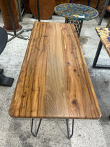 72" Pamlico Dining Table - Sweet Gum with Hairpin Legs (One of a Kind)
