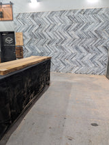 White Oak Live Edge Wood Slab #D931 96" x 21" - 29" x 2.6"