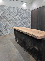 Ash Live Edge Wood Slab #C926 103" x 29" - 30" x 2.4"