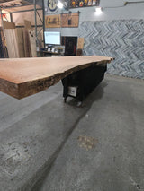 Red Oak Live Edge Wood Slab #A962 204" x 27" -  43" x 3.3"