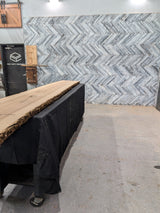 Ash Live Edge Wood Slab #B905 147" x 18" - 20" x 2.2"