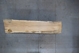 White Oak Live Edge Wood Slab #S783 113" x 23" - 28" x 4.3"