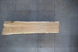 White Oak Live Edge Wood Slab #S784 112" x 22" - 28" x 4.3"