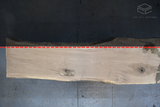 White Oak Live Edge Wood Slab #A870 161" x 35" - 46" x 3.1