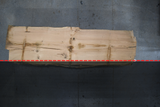White Oak Live Edge Wood Slab #A897 133" x 25" - 40" x 2.0"