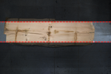 White Oak Live Edge Wood Slab #A897 133" x 25" - 40" x 2.0"