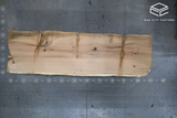 White Oak Live Edge Wood Slab #A900 132" x 35" - 39" x 2.5"