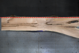 Red Oak Live Edge Wood Slab #A909 168" x 27" - 45" x 2.2"