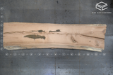 Red Oak Live Edge Wood Slab #A923 146" x 34 - 40" x 2.4"