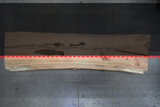 Red Oak Live Edge Wood Slab #A923 146" x 34 - 40" x 2.4"