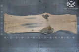 White Oak Live Edge Wood Slab #A944 148" x 30" - 43" x 2.9"