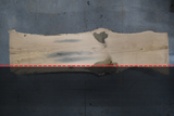 White Oak Live Edge Wood Slab #A944 148" x 30" - 43" x 2.9"