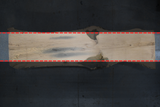 White Oak Live Edge Wood Slab #A944 148" x 30" - 43" x 2.9"