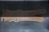 White Oak Live Edge Wood Slab #A947 150" x 33" - 42" x 2.6"