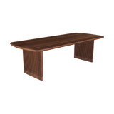 Ascent Reeded Walnut Community Table