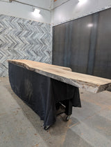 Sycamore Live Edge Wood Slab #B913 146" x 22" - 37" x 2.6"