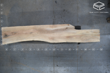 Sycamore Live Edge Wood Slab #B915 145" x 18" - 26" x 2.6"